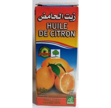 Organische citroen olie 60 ml
